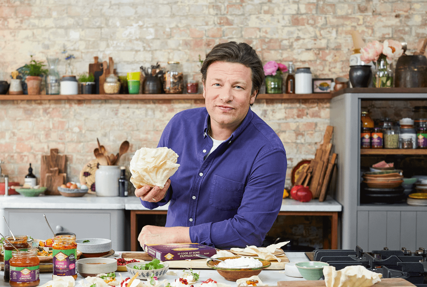 Jamie Oliver - Patak's Indian Curry Products and Recipes